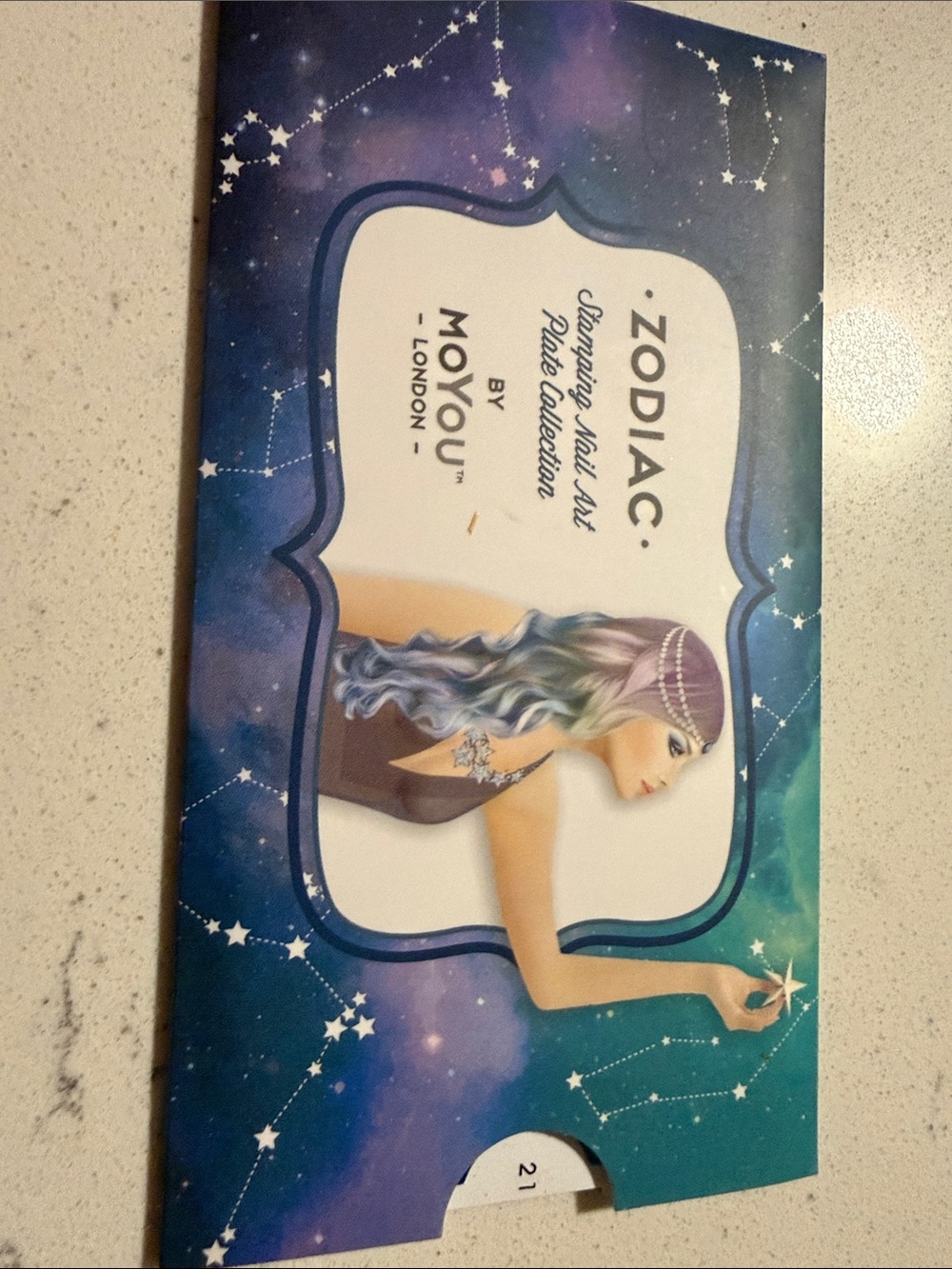 Zodiac Shimmering Nail Art Palette — Blue/Purple